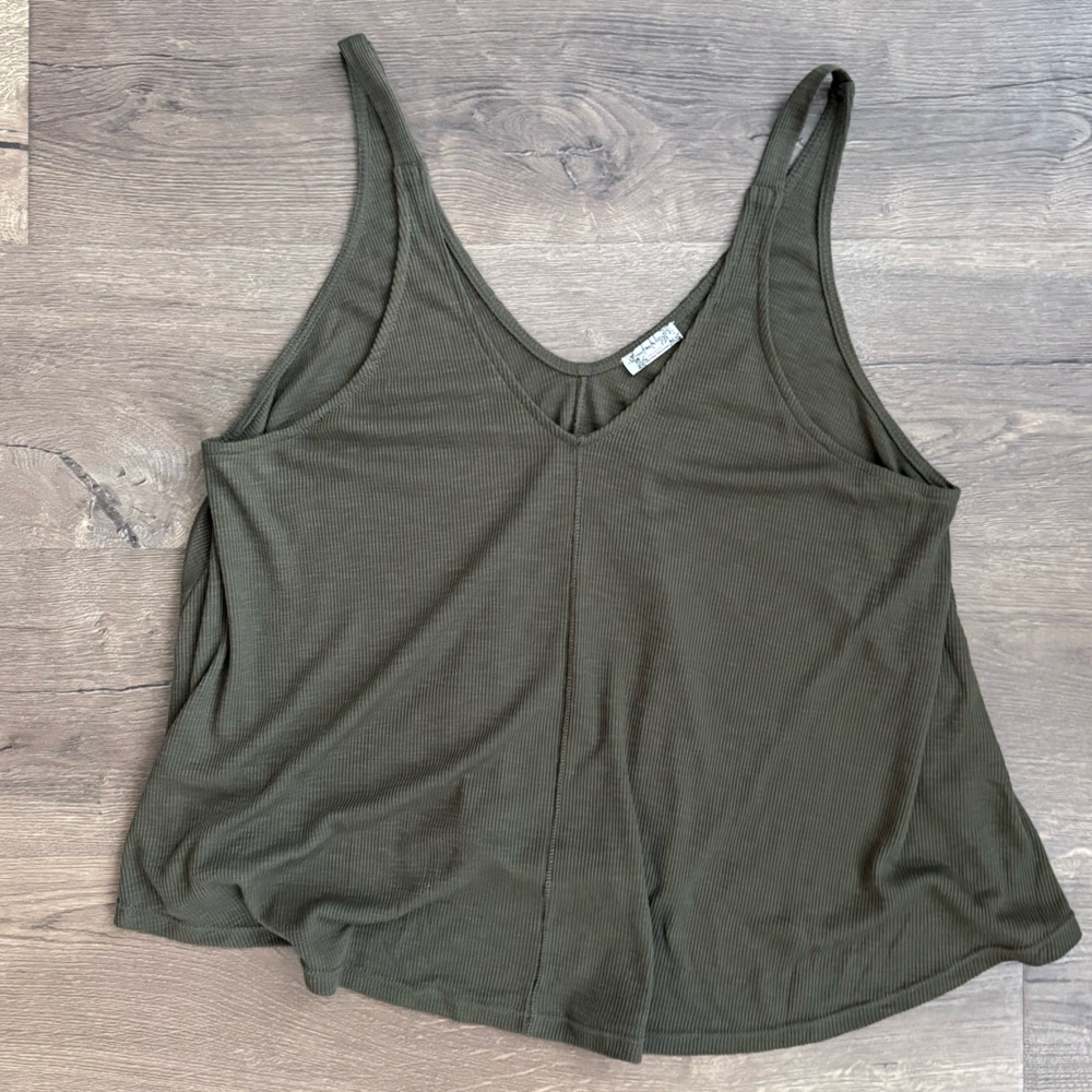 Free People Ribbed Flowy Tank